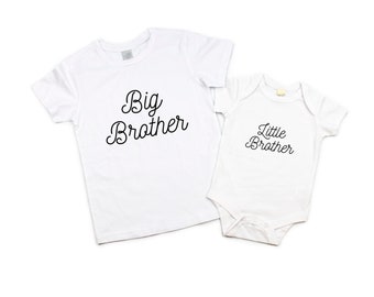 Sibling Shirts, Big Brother Shirt, Little Brother Bodysuit, Sibling Sets, Baby Announcement, Sibling Outfits, Matching Tees, Matching Shirts