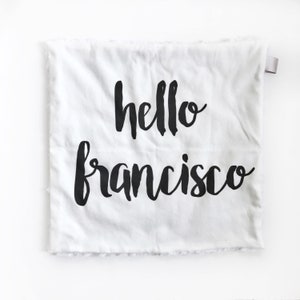 Personalized name Lovie, lovey blanket, baby blanket, security blanket, taggie blanket, baby gift, name blanket, birth announcement,