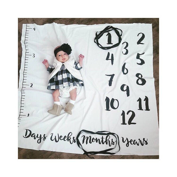 Milestone blanket monthly milestone blanket age blanket Etsy
