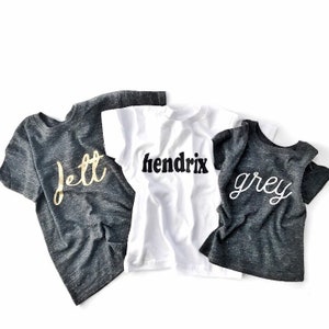 Personalized Shirt, Name Shirt, Custom Shirt, Sibling Shirt, Big Sister Shirt, Big Brother Shirt, Birthday t Shirt