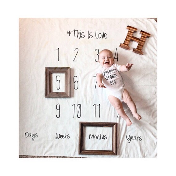 Baby birth month blanket sale