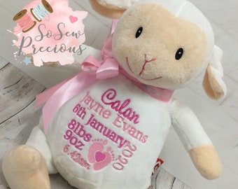personalised sheep teddy