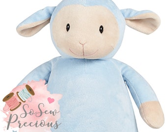 personalised sheep teddy