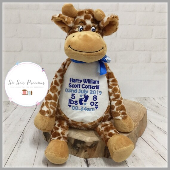 giraffe baby teddy