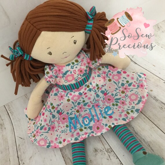 christening doll personalized