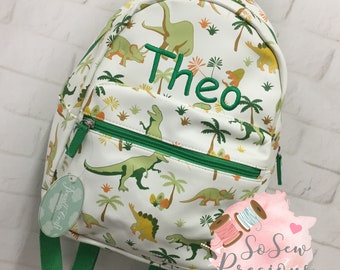 personalized dinosaur backpack
