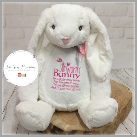 personalised easter bunny soft toy