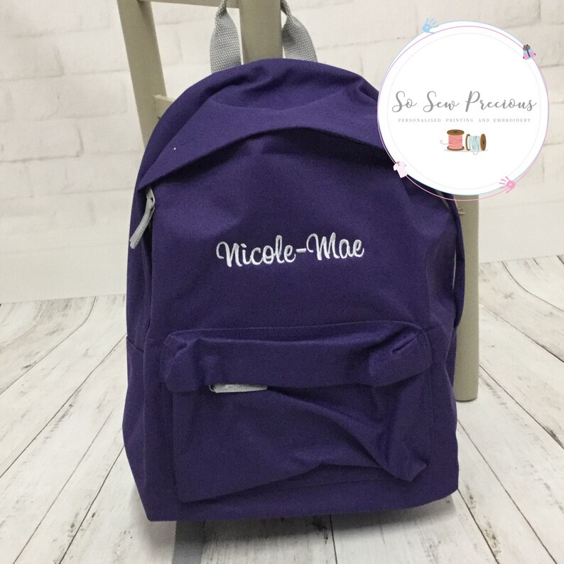personalised junior backpack