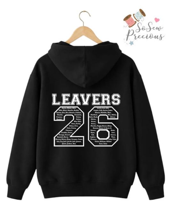 Personalised Leavers Hoodies - Primary School, Year 6, Class of