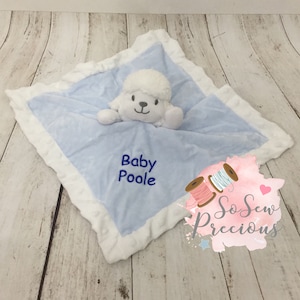 personalized baby comforter