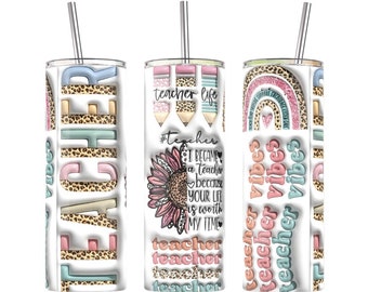 Teacher Gift  Drink Tumbler , 20oz, insulated drinks cup, personalized flask