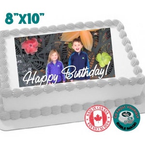 FREE SHIPPING****  Edible image cake topper - made fresh on order from top quality edible sheets