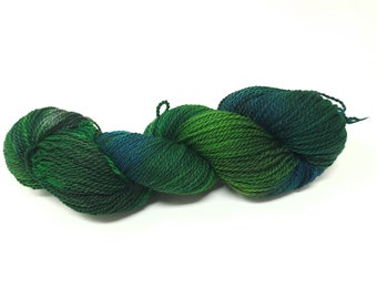 Hand Dyed 4ply Sock Yarn Superwash Merino/Nylon 100g skein