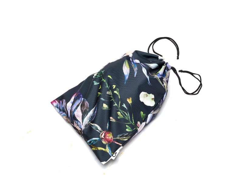 Waterresistant pool bag, peony flowers, Wet Bag Cloth diapers, Sports Bag, Wet Dry Bag, Gym Bag, Cosmetic Bag, flowers bag, Pool Peony Bag zdjęcie 9