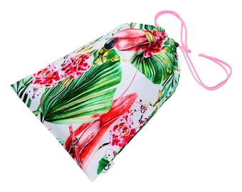 Waterresistant pool bag, Sports Bag, Wet Dry Bag, Gym Bag, Cosmetic Bag, Pool Tropics Bag, Tropical Flowers Bag, Tropic Bag, Jungle Bag