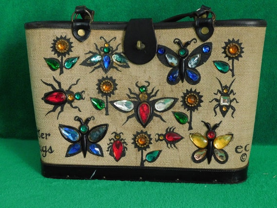 Enid Collins Glitter Bugs Handbag