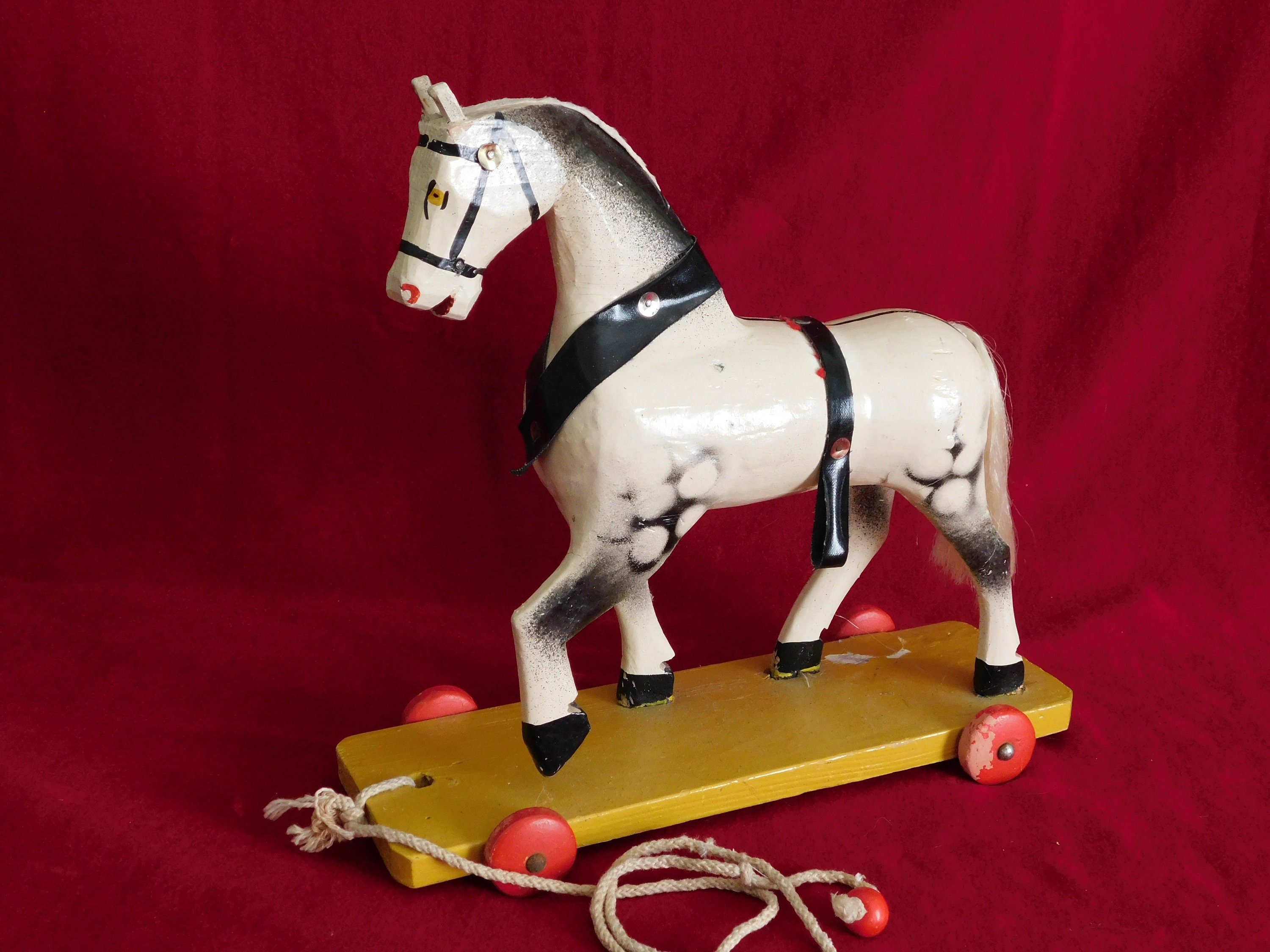 Antique toy horse - Etsy 日本