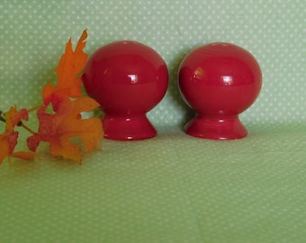 Fiesta Red  Salt and Pepper Shakers Set