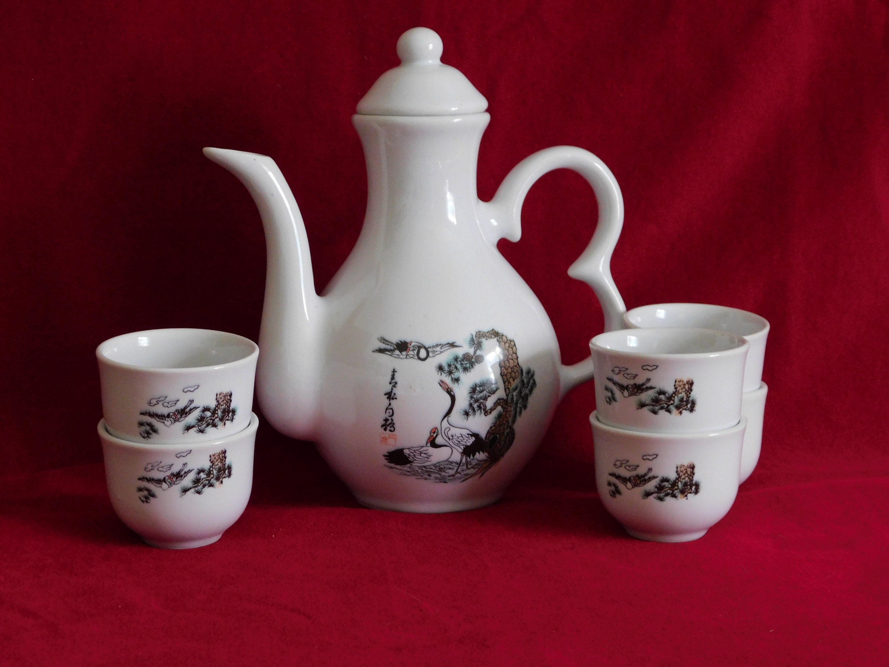 Korean Tea Set Etsy