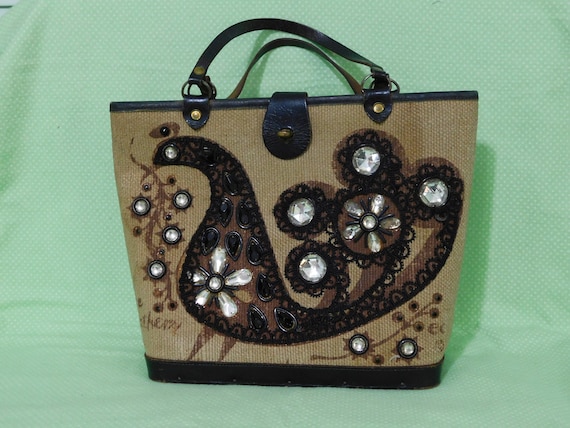 Enid Collins Fine Feathers Handbag