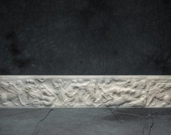Hades abducting Persephone relief carved MARBLE plaque ancient Roman sculpture