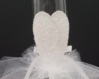 Bridal Shower, Bridal Shower Toast Glass, Wedding Dress Glass, Bridal Shower Gift, Bridal Shower Decoration