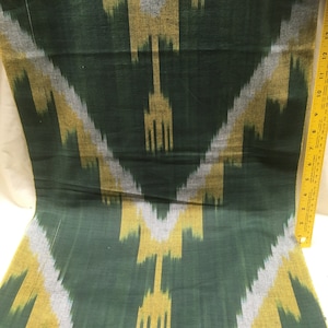 Tissu ikat en coton tissé à la main d&#39;Ouzbékistan