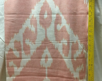Handwoven cotton ikat fabric from Uzbekistan