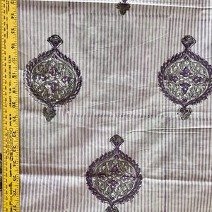5 yards block printed cotton from India