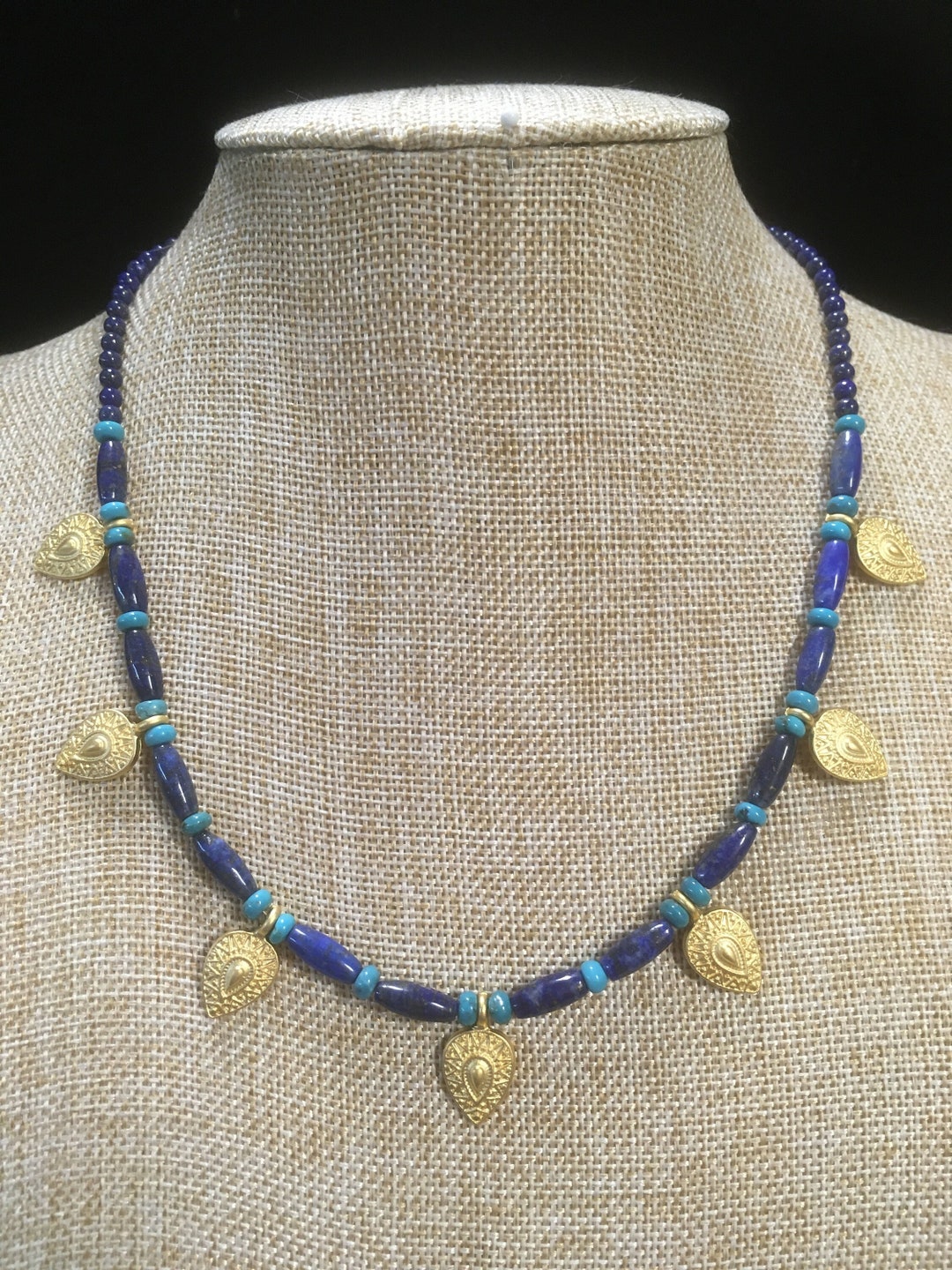 Ancient Roman Greek Parthian Bronze Age Style Necklace With Etsy