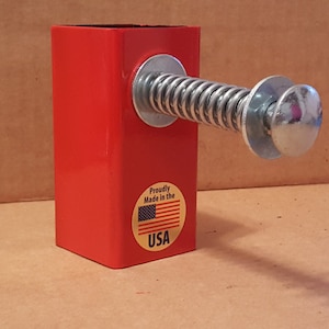 SHOOTING TARGET Hanger Gong Mount AR500 A36  2 x 2  (1/2&quot; carriage bolt) plinking