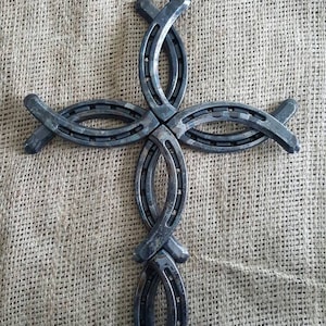 Horseshoe Cross  Fish Cross  Made in Montana   free shipping