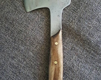 BUSHCRAFT HATCHET Tomahawk Handcrafted hand Forged Axe Tomahawk Blacksmith USA made in Montana Camp Ax Camping