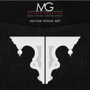 Victorian Corbel vector stock art (6 of 7)
