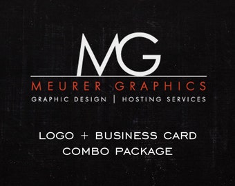 Custom Logo Design + Business Card Combo Package