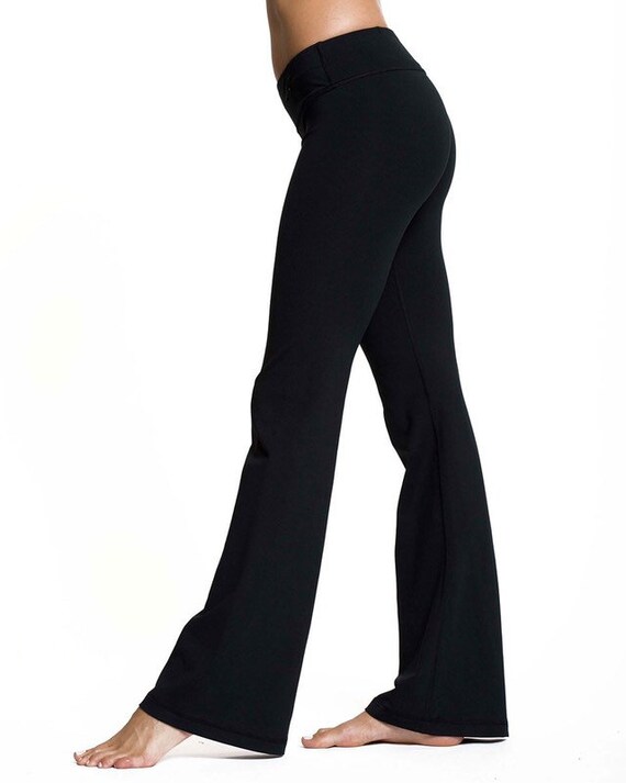 Cotton Spandex Kids Flare Yoga Pants Girls Size 2-14 32 Colors Made in USA