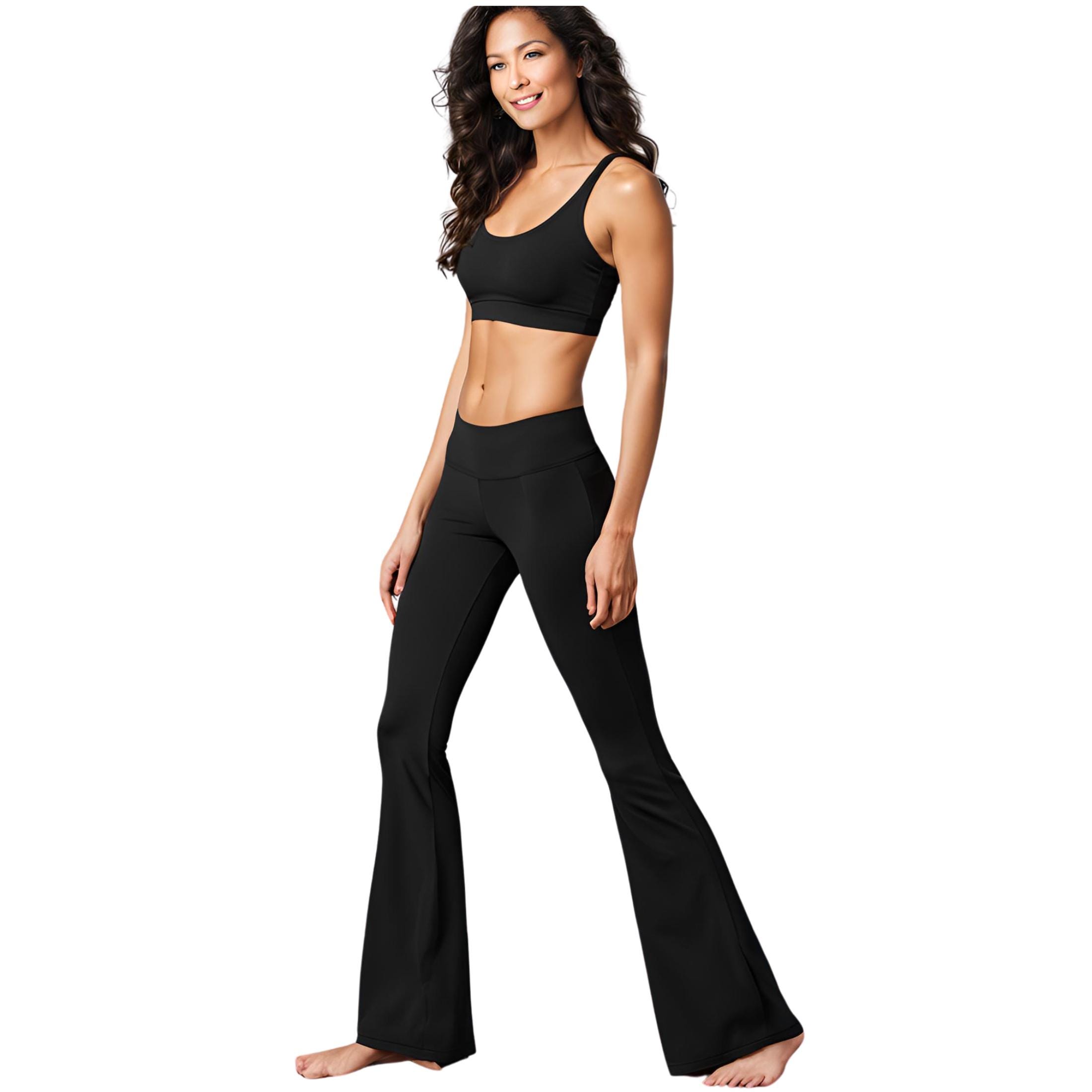 Low rise bootcut yoga pants clearance