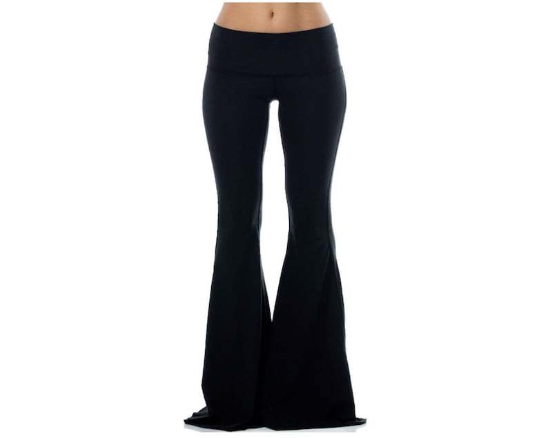 Women 36 Long Inseam Bell Bottom Yoga Pants & Custom - Etsy