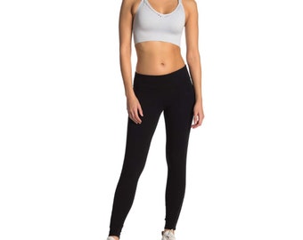 Low rise spandex leggings full length yoga leggings workout leggings yoga leggings women tight casual pants 30"-36" inseam