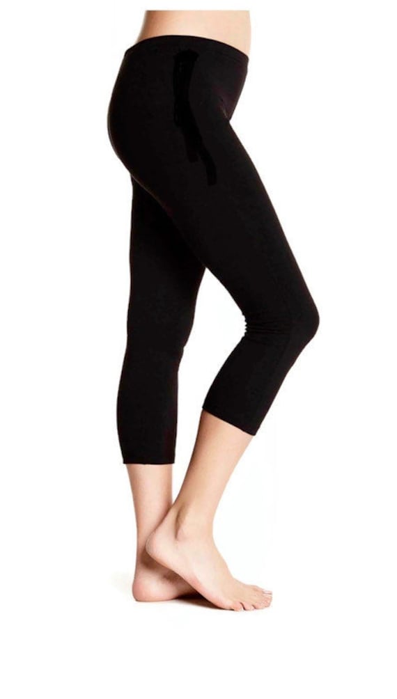 Women's Yoga Pants Spandex Cotton Sports Workout GYM Fitness Capri Leggings  | eBay