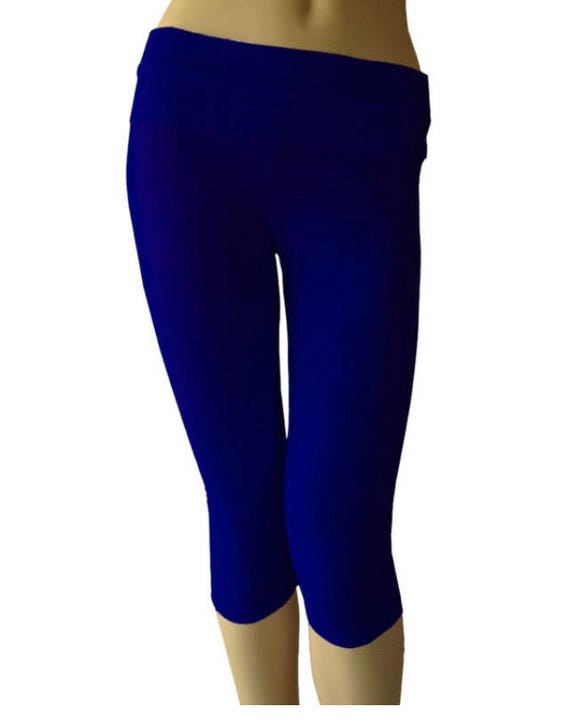 6 Colors New Womens 3/4 Length Leggings Capri Cropped Pants