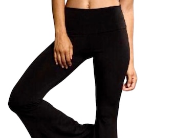 Women bell bottom pants bell bottom leggings flare pants palazzo pants wide leg pants yoga leggings 34” long inseam