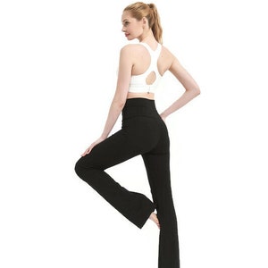 Women's Tall Cotton Leggings in Black