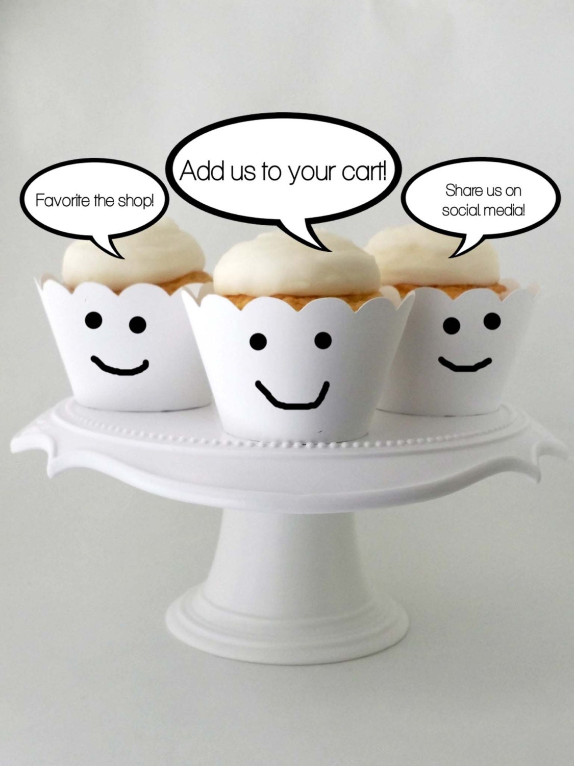 12 White Cupcake Wrappers Standard Sized White Wedding Etsy