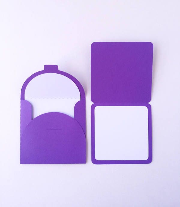 Neon Mini Note Cards With Envelopes – 3x3 Inch Blank Cards - Set of 6 ...