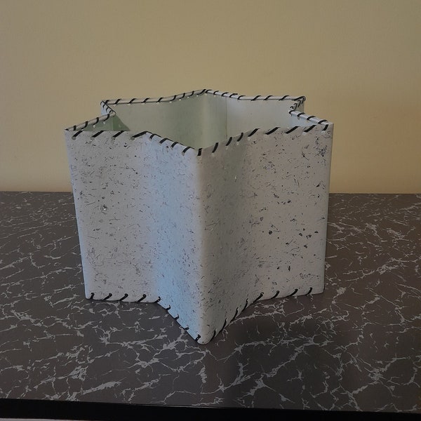 Reproduction 1950's Fibreglass Star Shaped Lamp/Ceiling Shade. Mid Century Atomic.