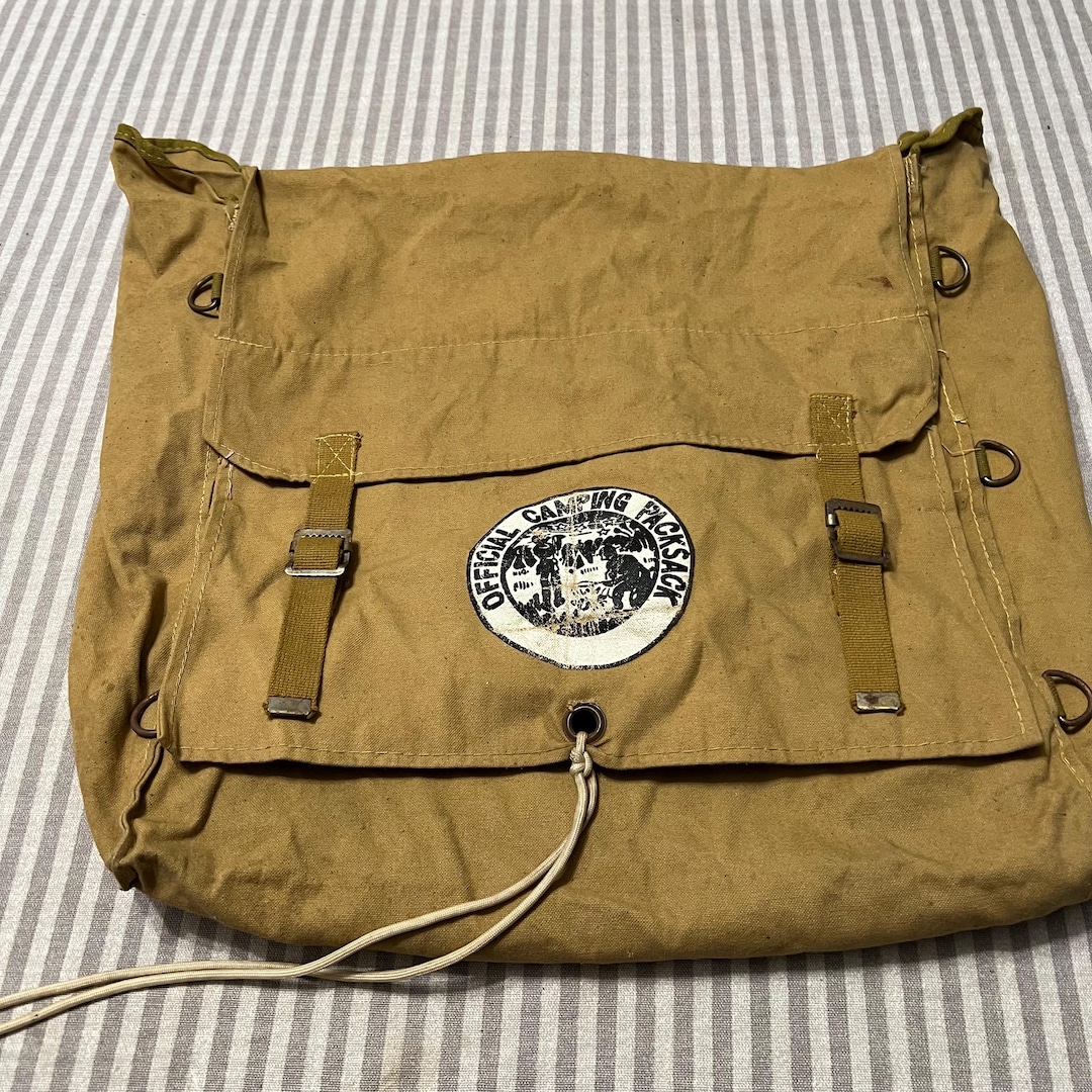 Vintage Canvas Backpack Boy Scouts Rucksack BSA Yucca Pack - Etsy