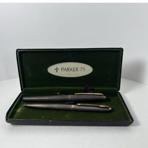 Parker 75 Sterling Silver Pen - Etsy