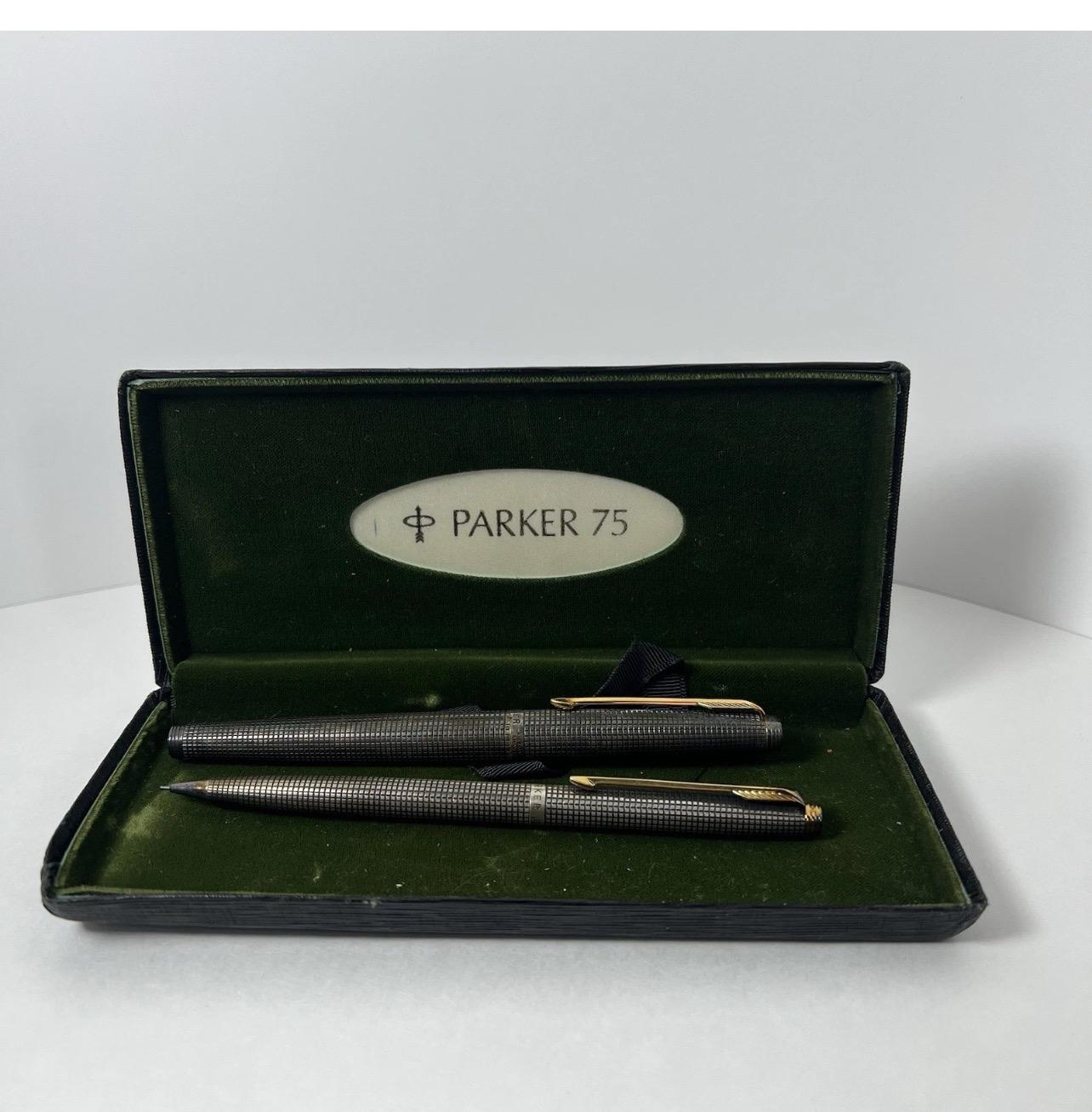Parker 75 Sterling Silver Pen - Etsy