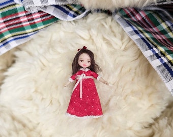 Maison de poupée miniature Tiny Toy Doll artiste fait main